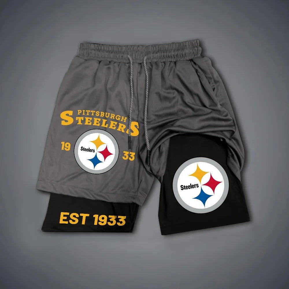 PREMIUM NFL X PIT Multicolored Pure GYM Shorts NDT NHM