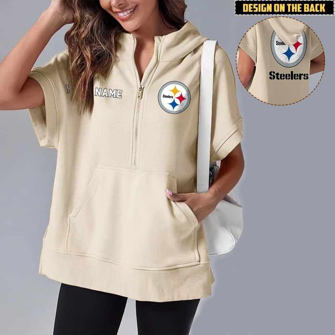 PREMIUM NFL X PS Short Sleeve Hooded Sweatshirt NDT LVH