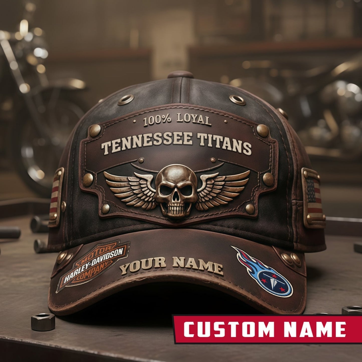 Premium NFL X TEN Harley-Davi Vintage Cap NDT NHM