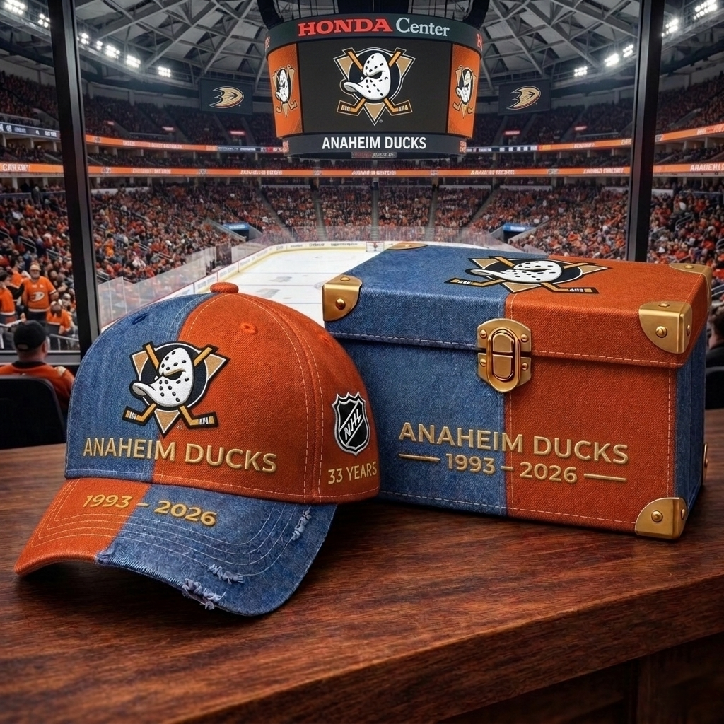 Premium NHL AD Anniversary Vintage Two-Tone Distressed Cap V11 NMD CTKT
