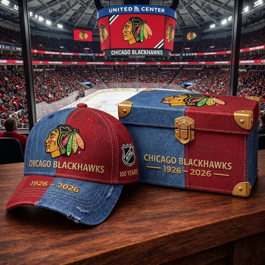 Premium NHL CB Anniversary Vintage Two-Tone Distressed Cap V11 NMD CTKT