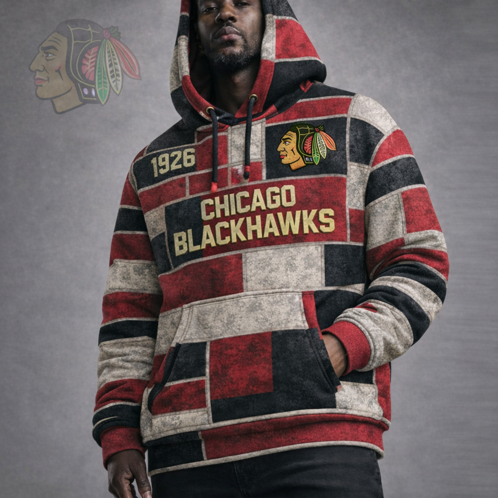 Premium NHL CB Vintage Patchwork Hoodie V2 NMD CTKT