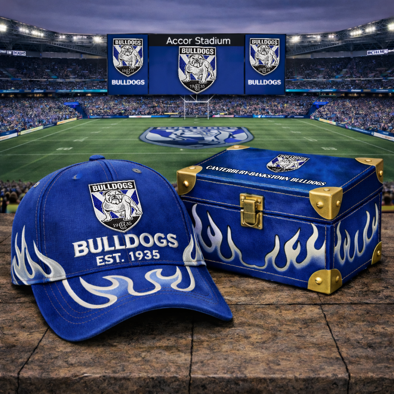 Premium NRL CBB Flame Heritage Vintage Cap V13 NMD  TTV
