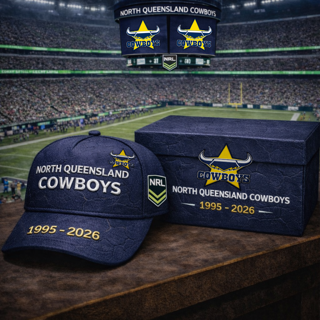 Premium NRL NQC Vintage Crackle Anniversary Hat V6 NMD TTV