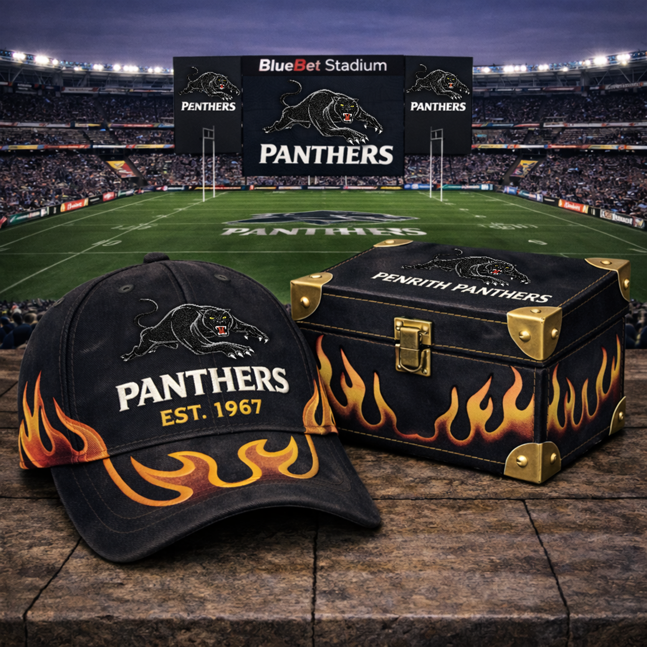 Premium NRL PP Flame Heritage Vintage Cap V13 NMD  TTV