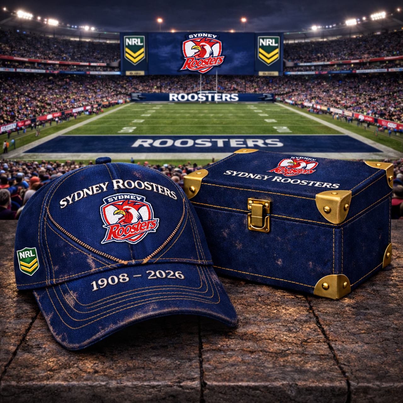 Premium NRL SR Vintage Zipper Heritage Anniversary Cap V10 NMD TTV