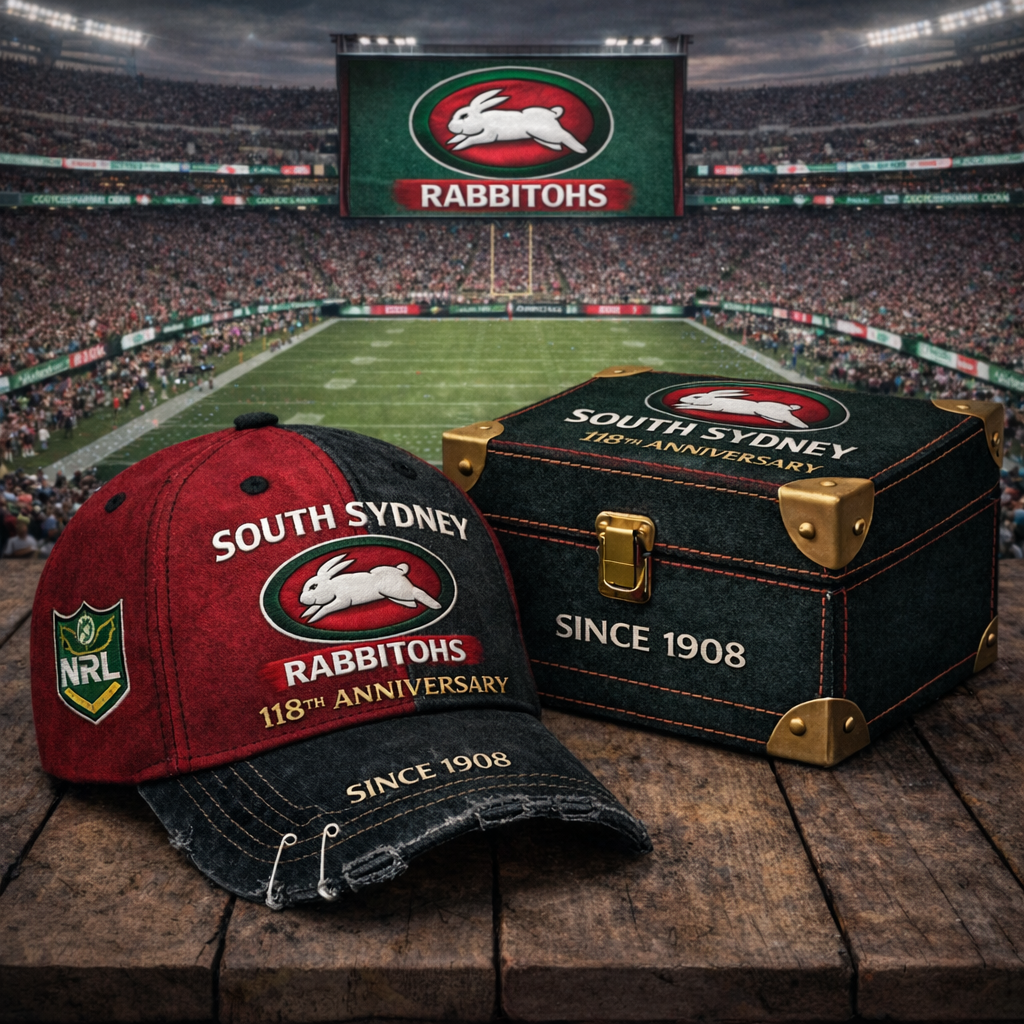 Premium NRL SS Anniversary Vintage Crackle Hat V7 NMD CTKT
