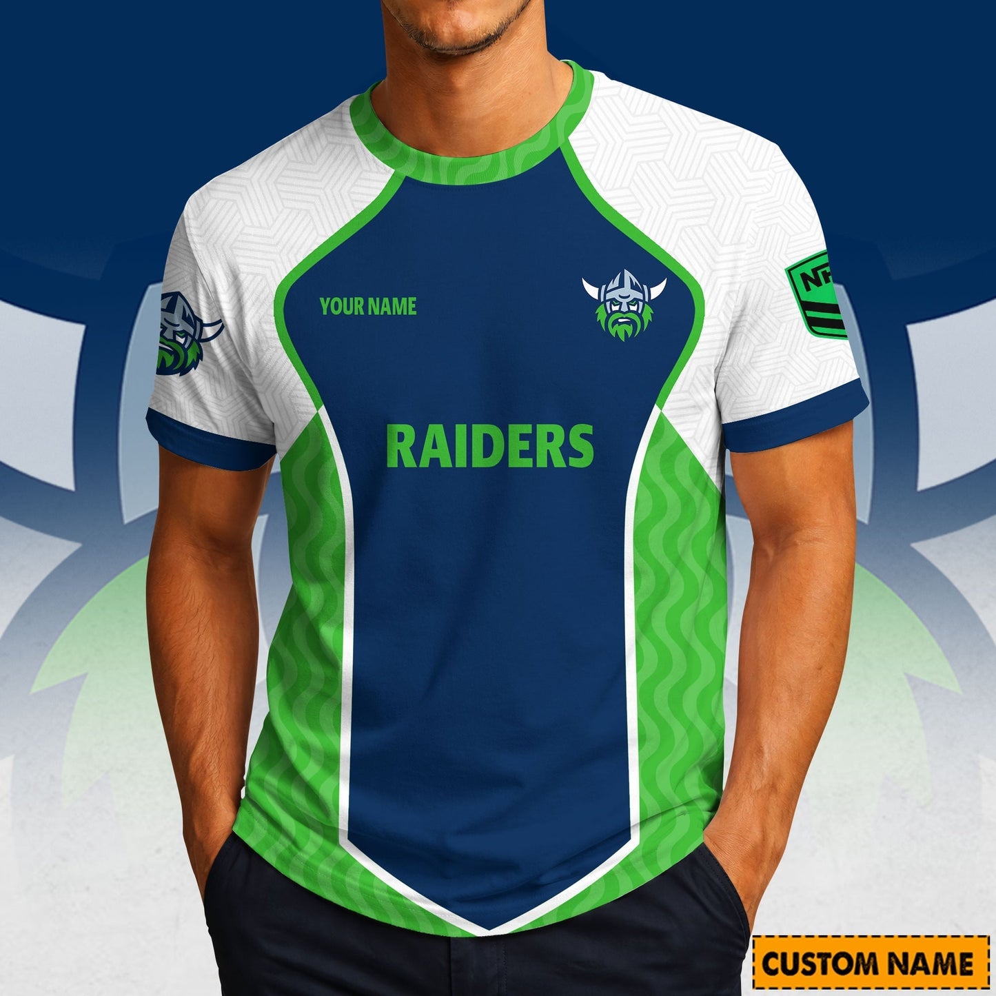 PREMIUM NRL X CR ROYAL POLO SHIRT Custom Name Limited Edition NDT LVH