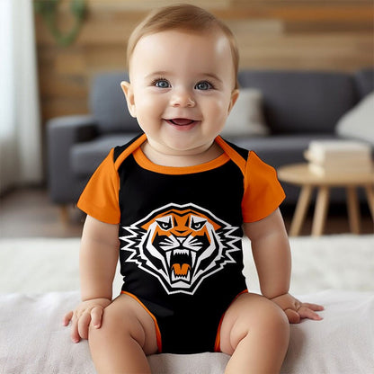 PREMIUM NRL X WT New Baby Romper Custom Name For Kids NDT LVH