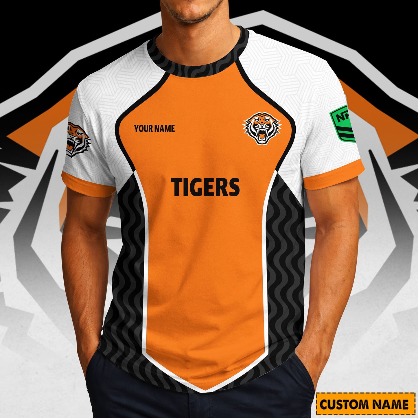 PREMIUM NRL X WT ROYAL POLO SHIRT Custom Name Limited Edition NDT LVH