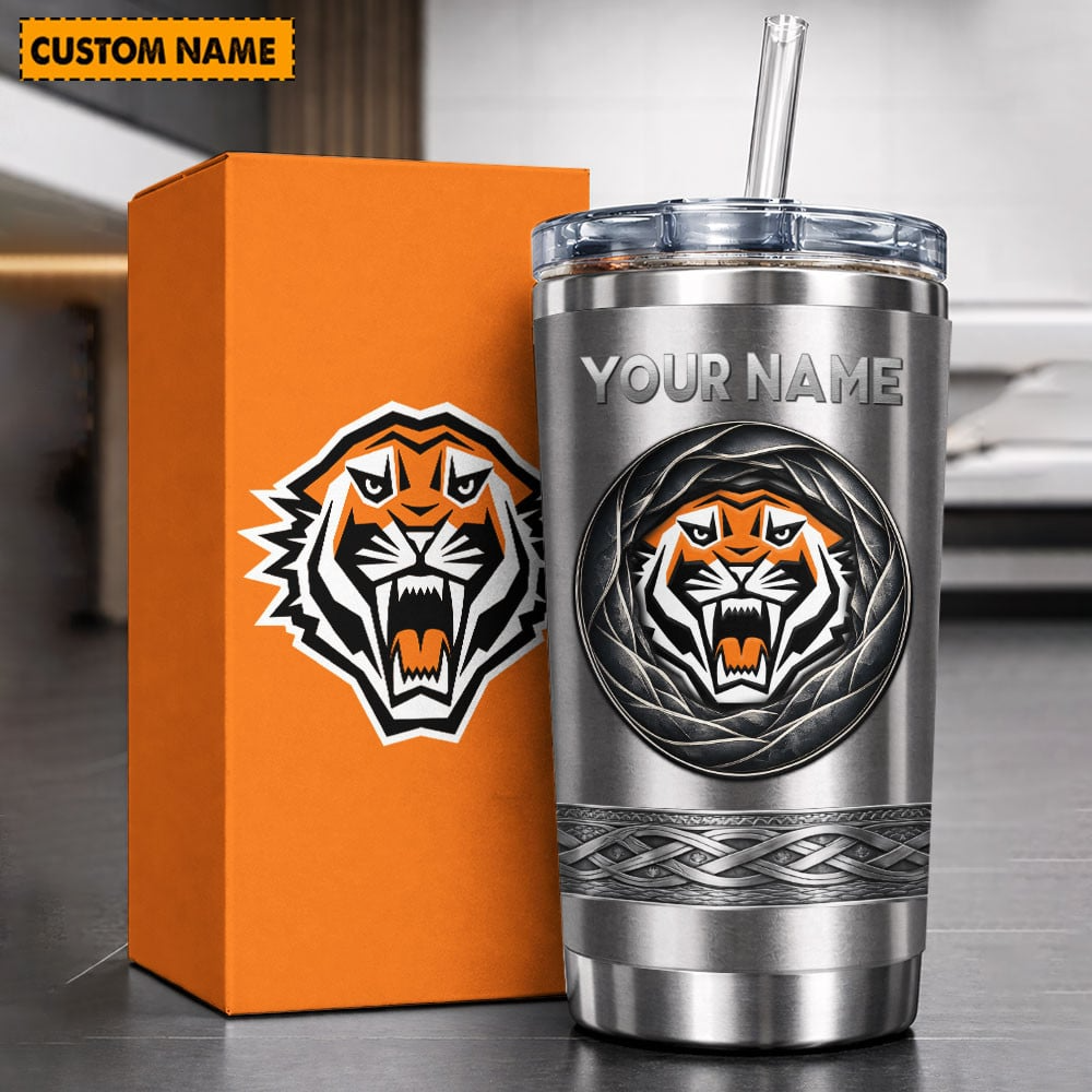 PREMIUM NRL X WT Tumbler Custom Name Gifts For Fans (Limited Edition) 2026 NDT NQK