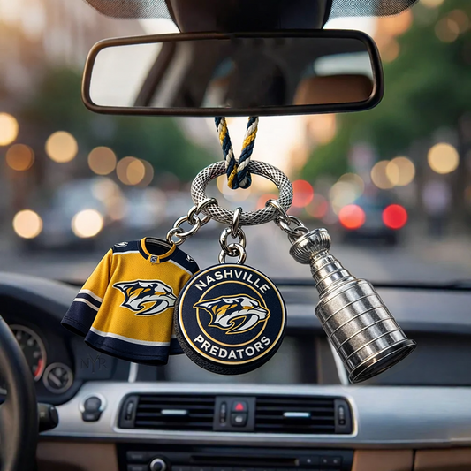 Premium NSH x NHL Custom Jersey Logo Cup Car Charm DATND TANTD 250326