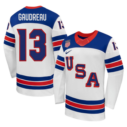 Premium Olympic USA Ice Hockey Champions 2026 Ice Hockey Jersey V1 NMD TTV 1