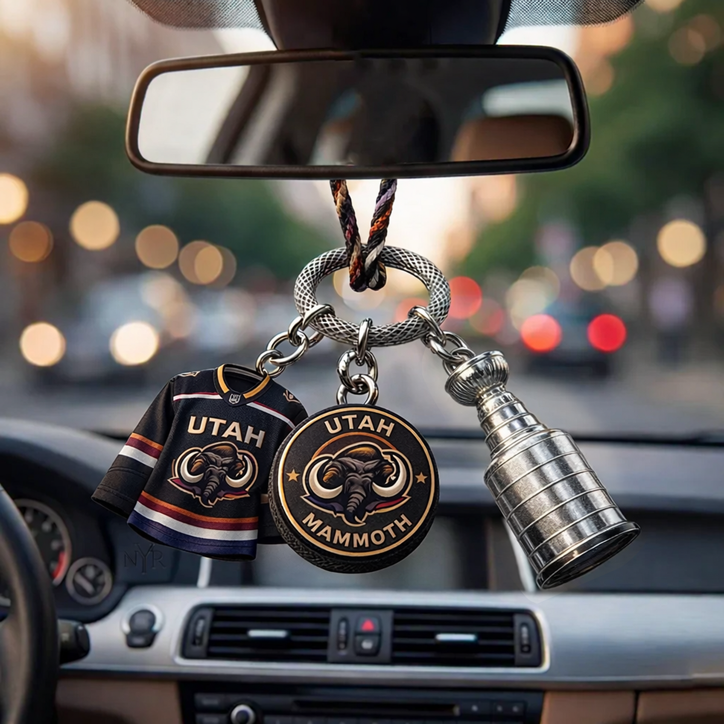 Premium UTA x NHL Custom Jersey Logo Cup Car Charm DATND TANTD 250326