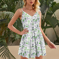 Golf Equipments Sketch Spaghetti Strap Summer Dress | Women Sleeveless V Neck Mini Dress