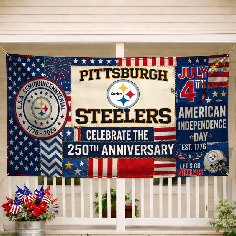 PS Premium NFL Patchwork America 250 Fabric Banner DDT NTL