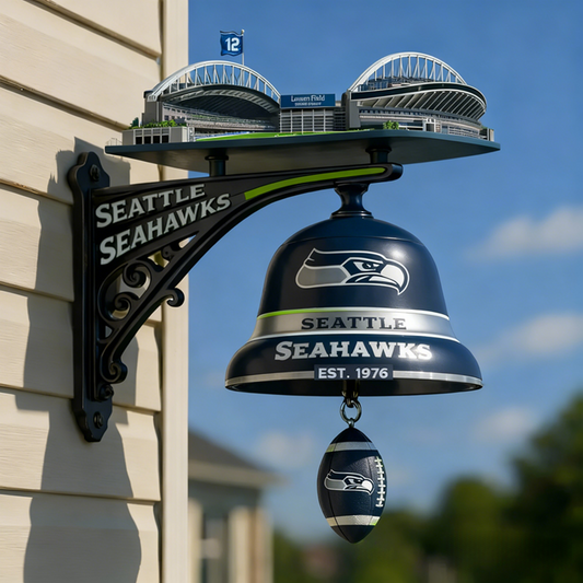 SAE X NFL Football Team Home Stadium-Themed Vintage Wall-Mounted Doorbell NAK NHT