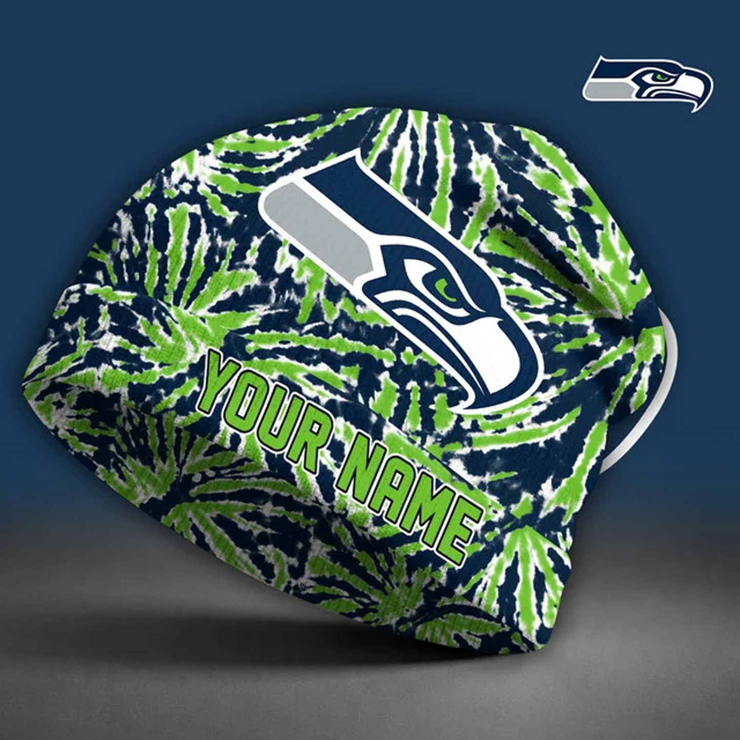 SEA X NFL Beanie Hat Custom Name Gifts For Fans - Limited Edition NAK NHT