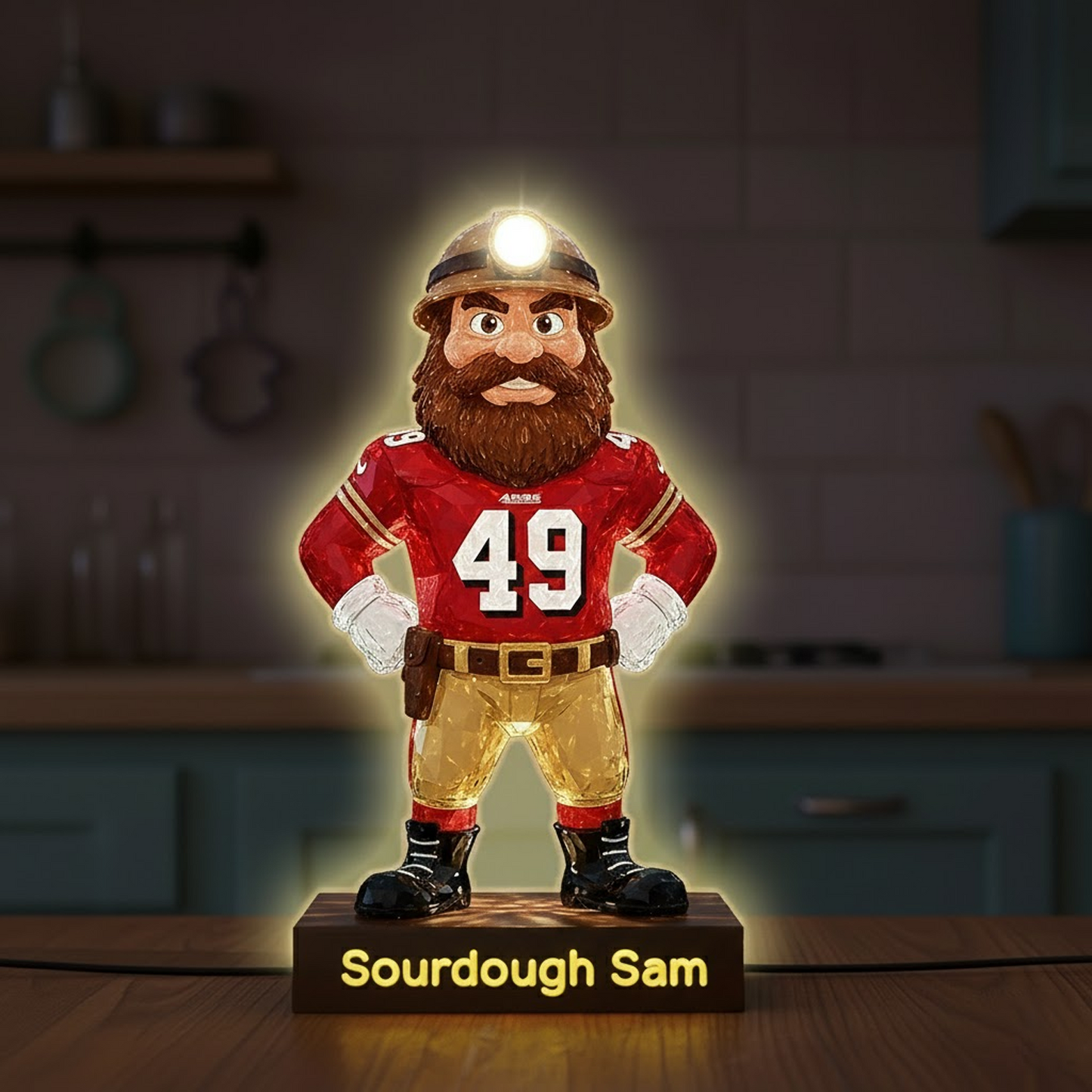 SF X NFL Funny Characters Acrylic Light Box - Personalized Gifts NAK NHT