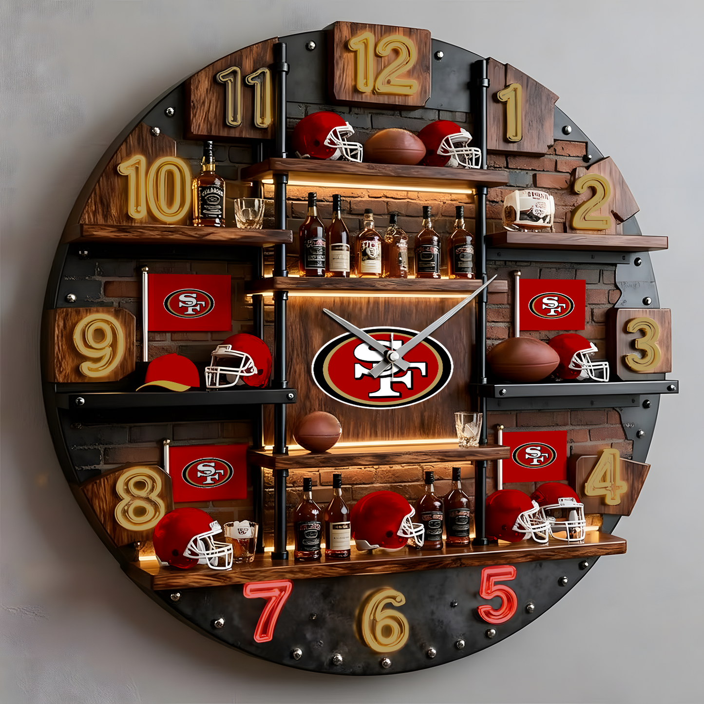 SF X Premium  Illuminated Wall Clock 2026 NAK NHT