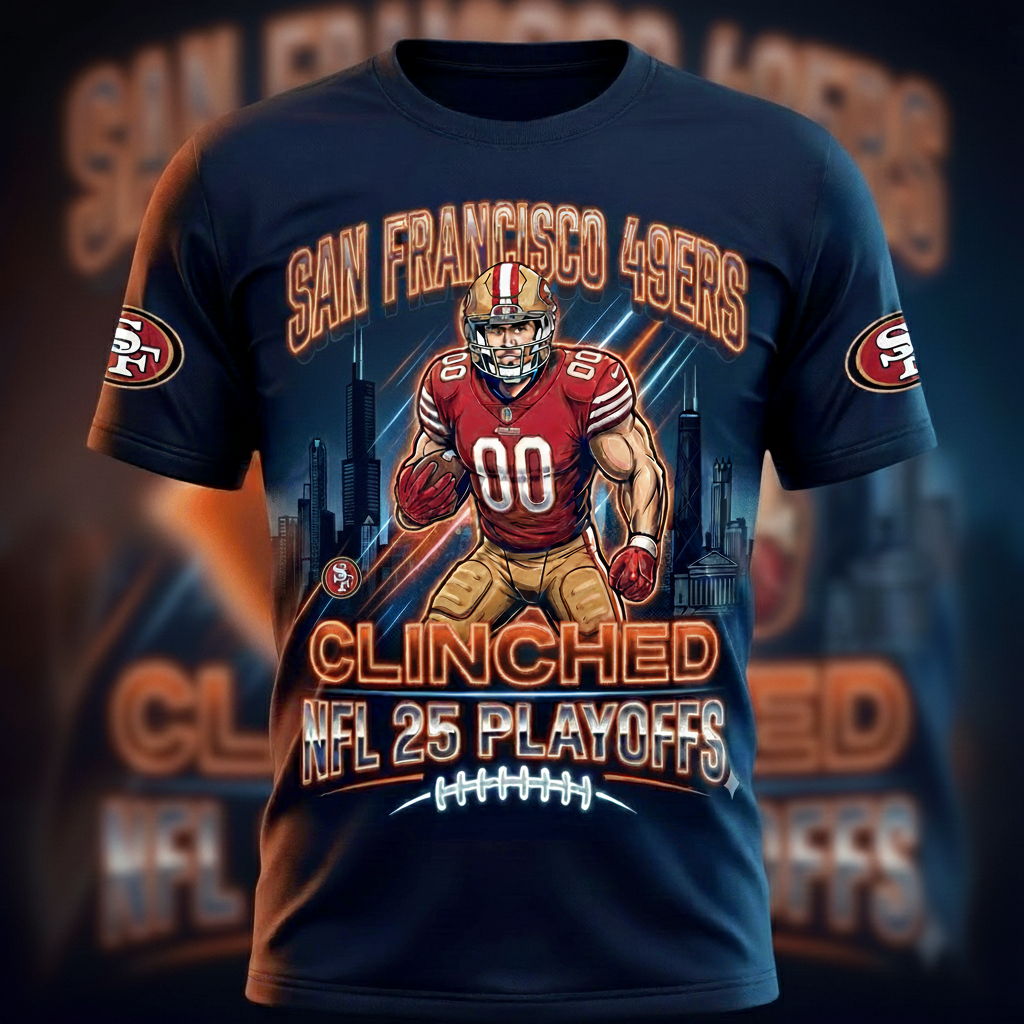 SF49 x NFL Playoff Football Tee NAK CTKT
