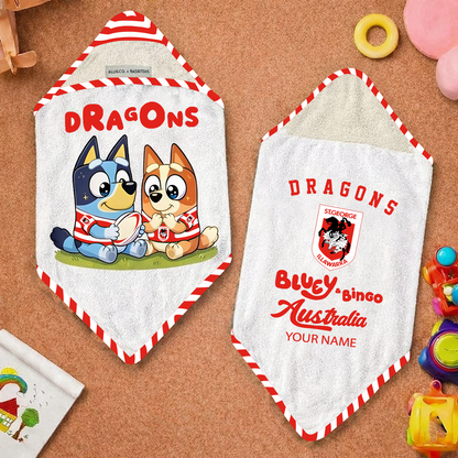SGI x NRL Cute Baby Bath Hooded Towel NAK NHT