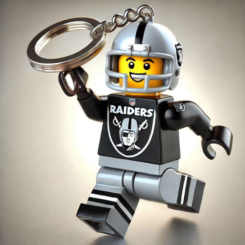 2026 New Football Team Building Blocks Keychain