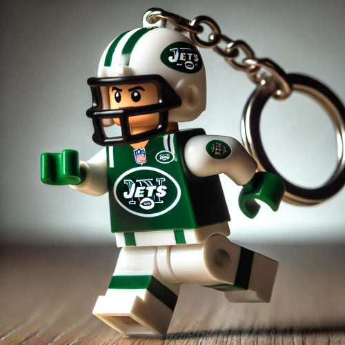 2026 New Football Team Building Blocks Keychain