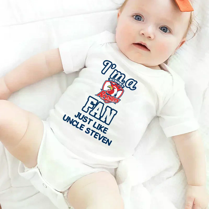 SR _NRL Baby Romper Custom Name Gift For Fan - Limited Edition NAK TTT