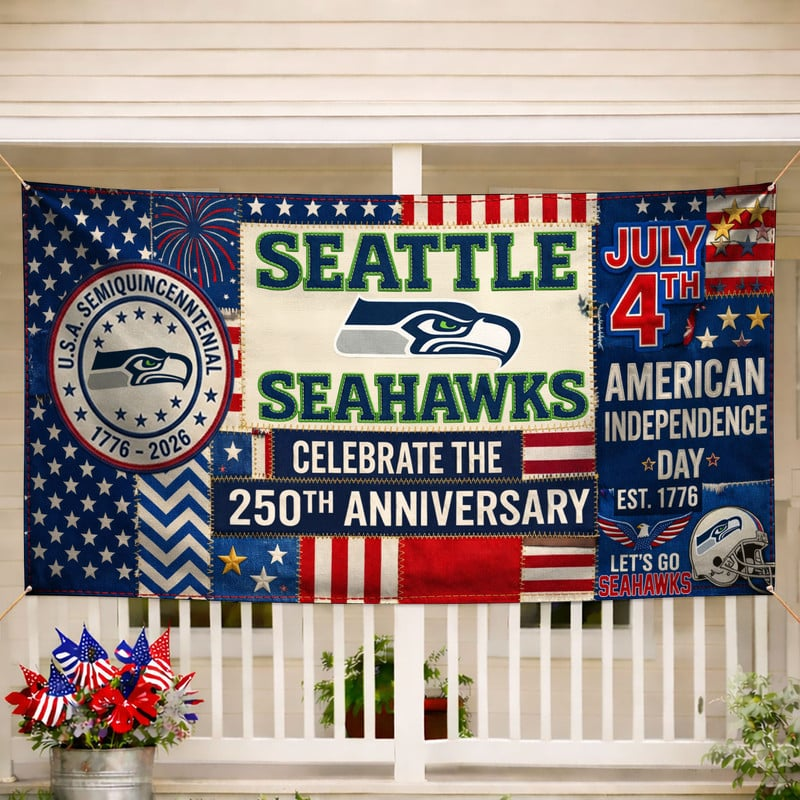 SS Premium NFL Patchwork America 250 Fabric Banner DDT NTL