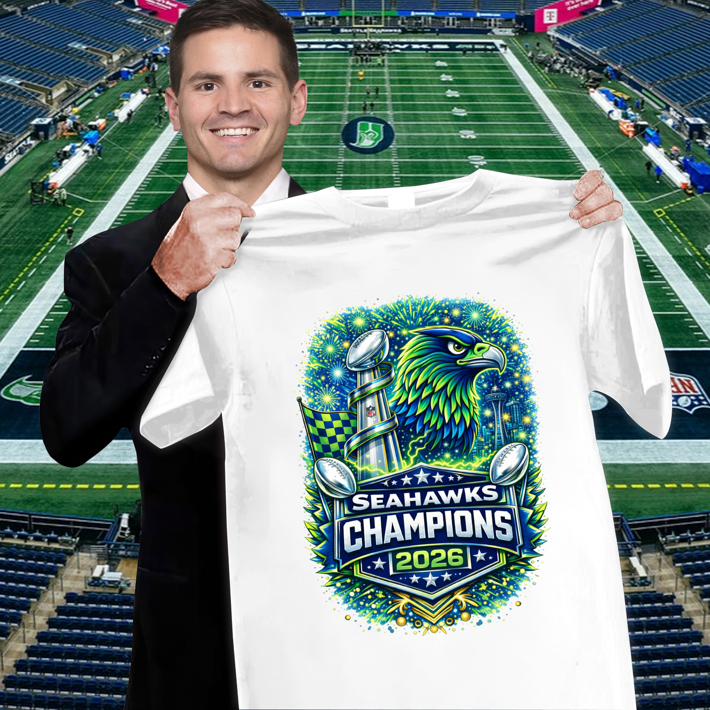 SS Super Bowl LX Champions V4 Shirt DDT  NTL