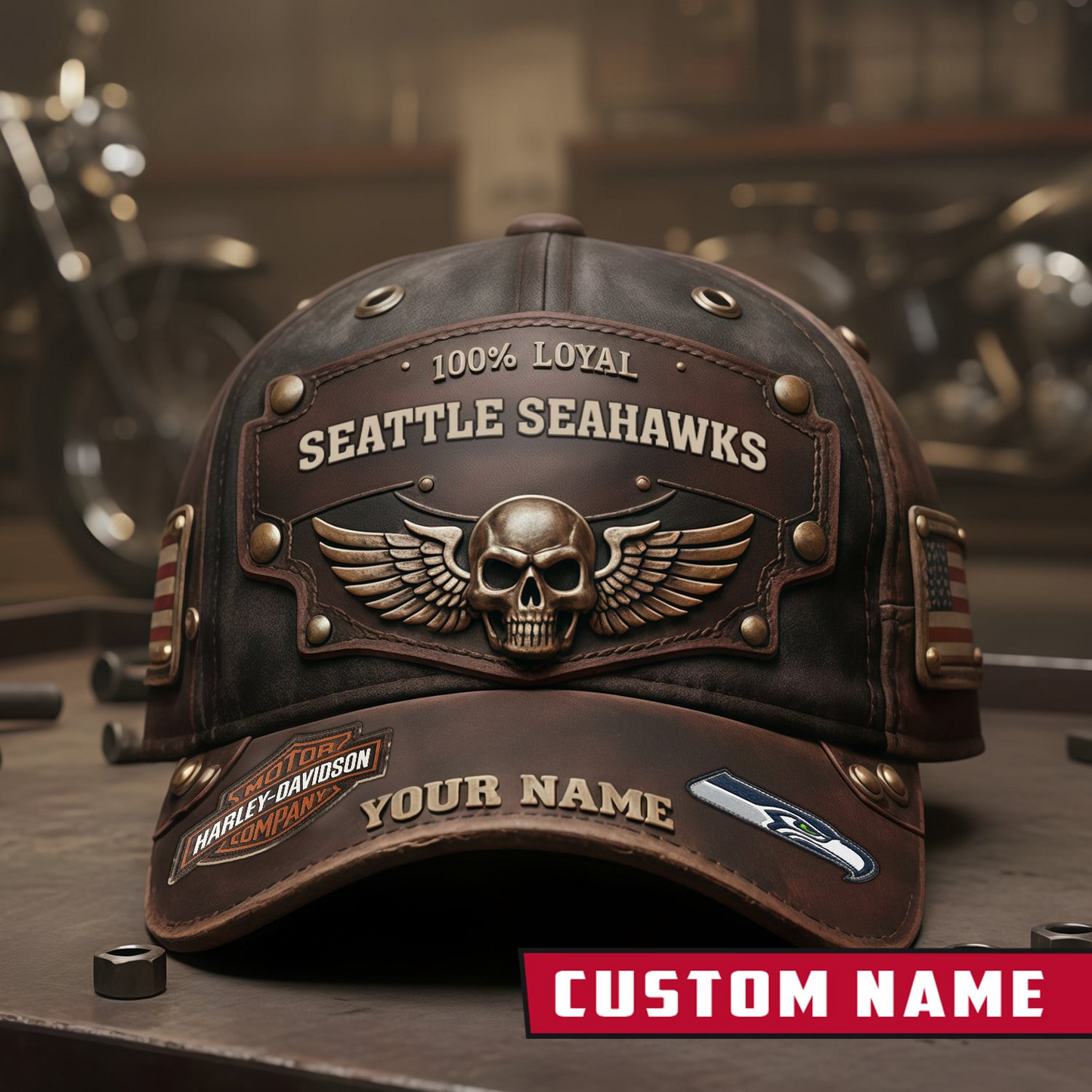 SS x NFL Harley-Davidson Vintage Cap NAK CTKT