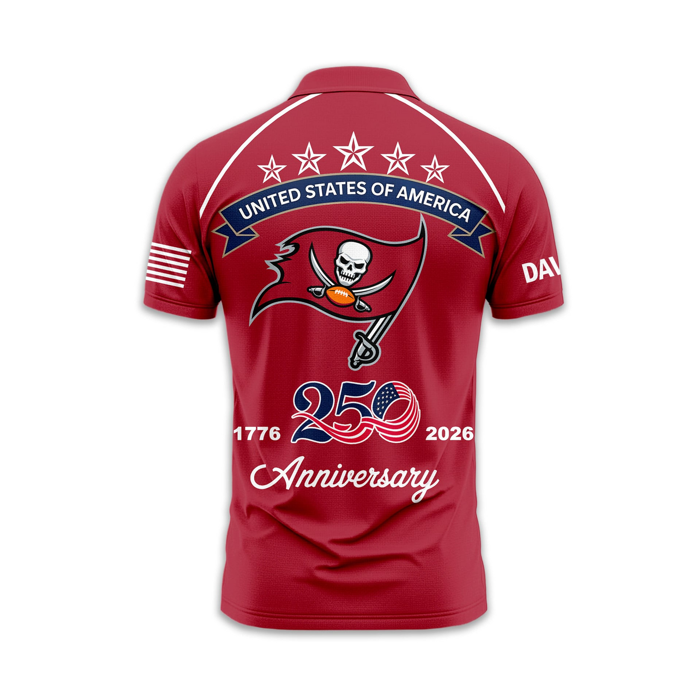 TBB Premium NFL American Semiquincentennial Polo Shirt DDT NTL