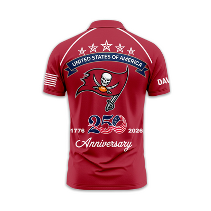TBB Premium NFL American Semiquincentennial Polo Shirt DDT NTL