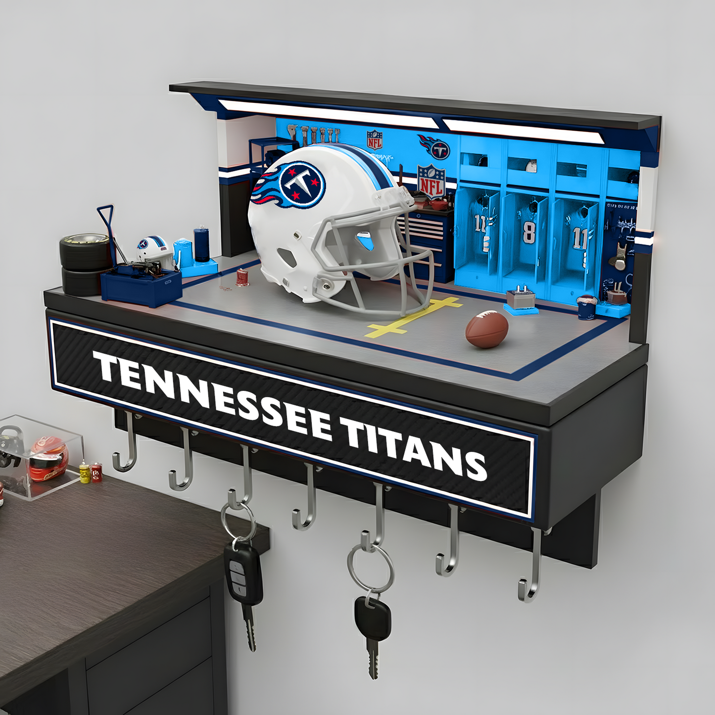 TEN X NFL Decorative key holder in a sporty style NAK NHT
