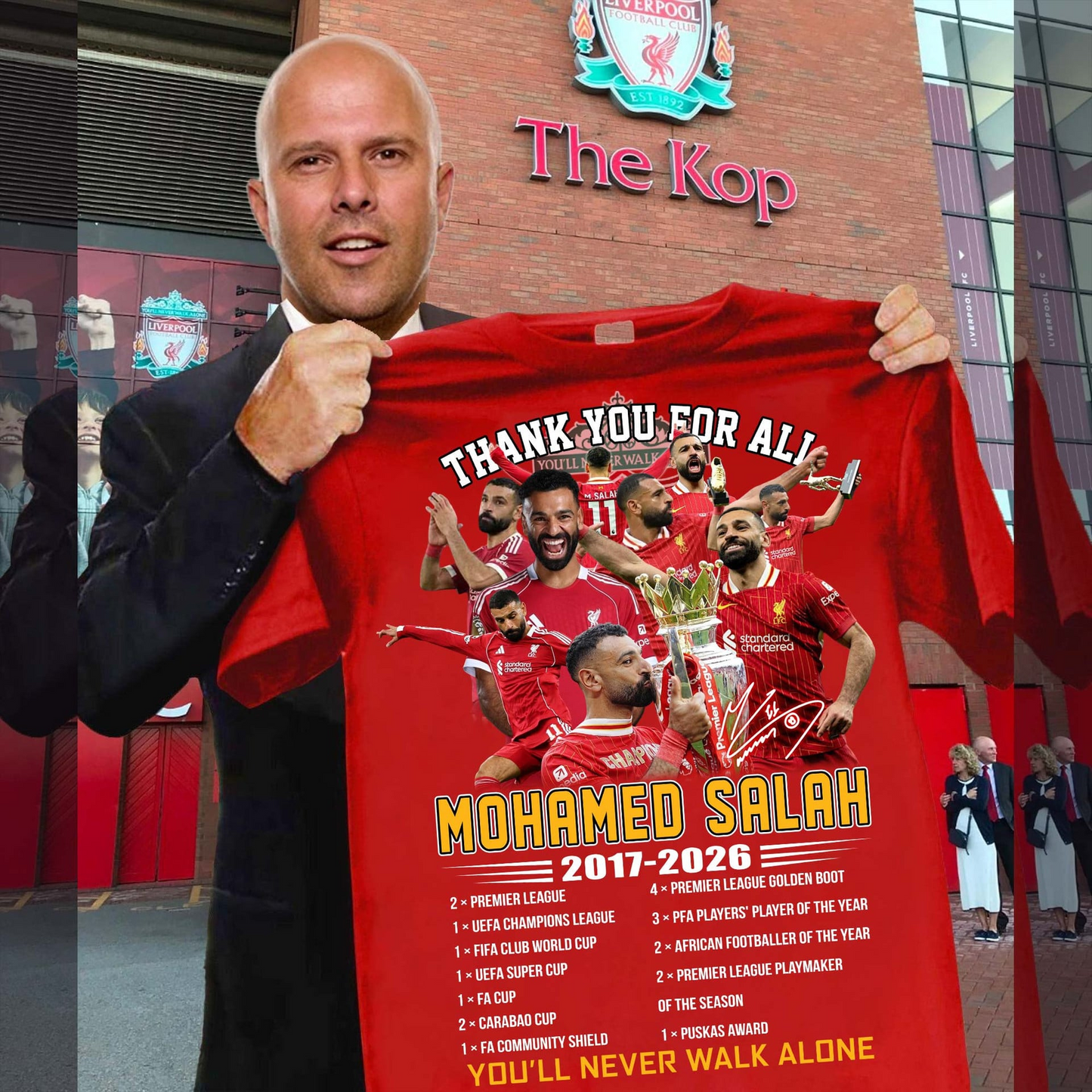 Thank You For All, M.Salah Premium Shirt DDT NTL