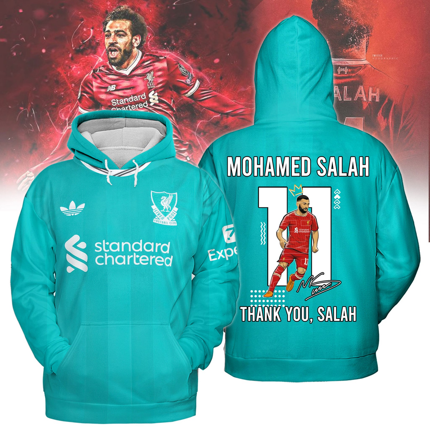 Thank You For All, M.Salah Premium V13 Shirt DDT NTL