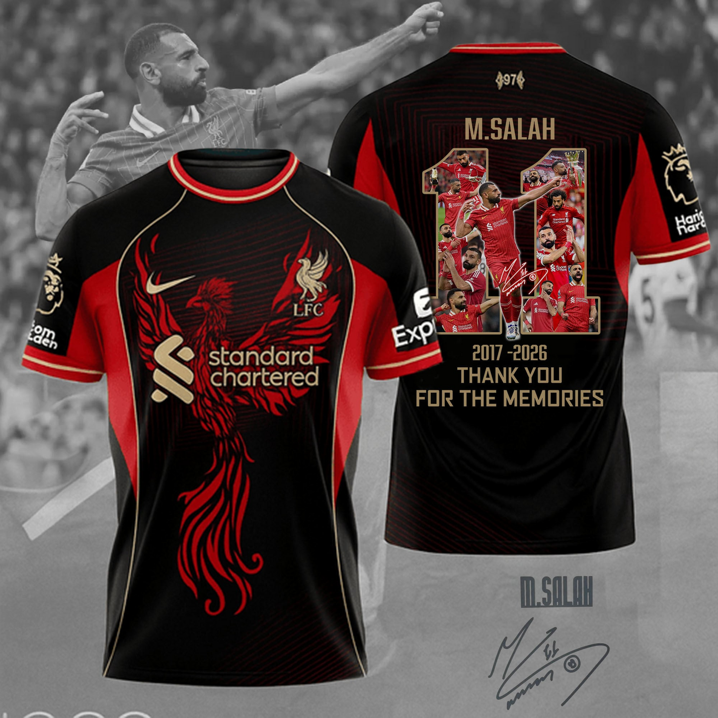 Thank You For All, M.Salah Premium V7 Shirt DDT NTL