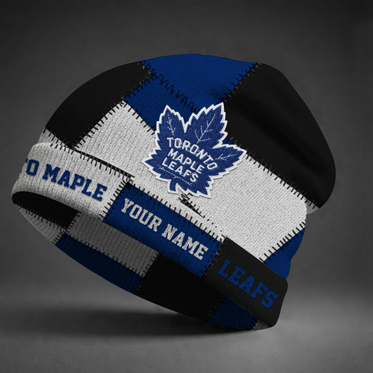 TOR X NHL Custom Name Beanie Hat Gifts For Fans - Limited Edition NAK NHT