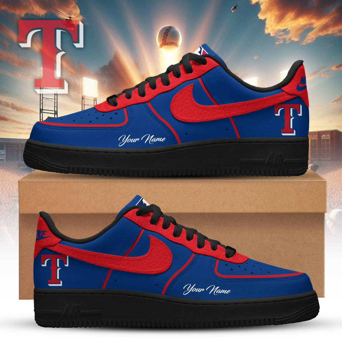 TR x MLB Premium Air Force 1 Orchard DDT CTND