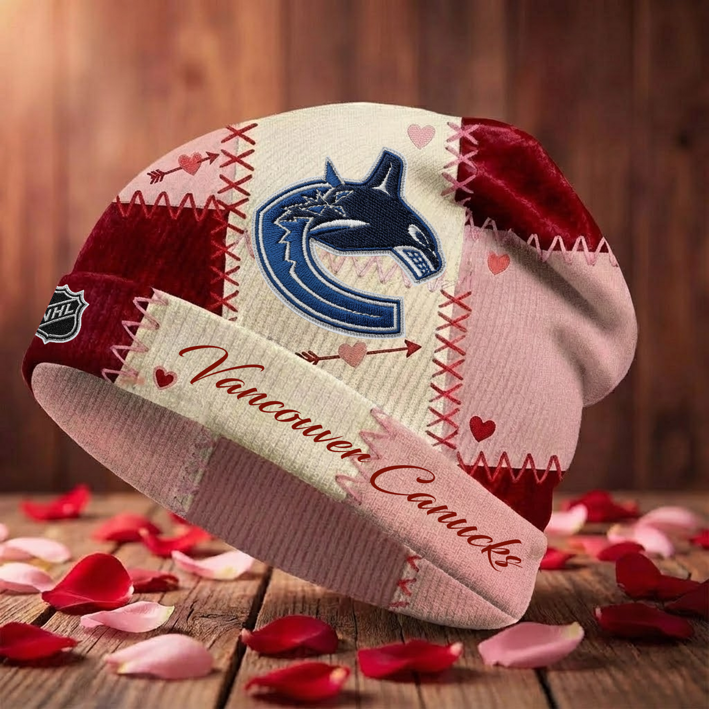 VAN X NHL Warm Hearts Beanie - Valentine Gift V1 NAK NHT