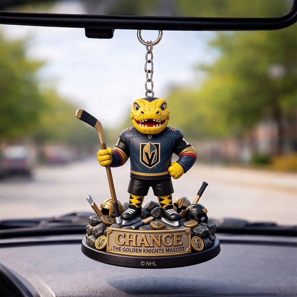 VGK x NHL Guardian Mascot Car Decor NAK TTT