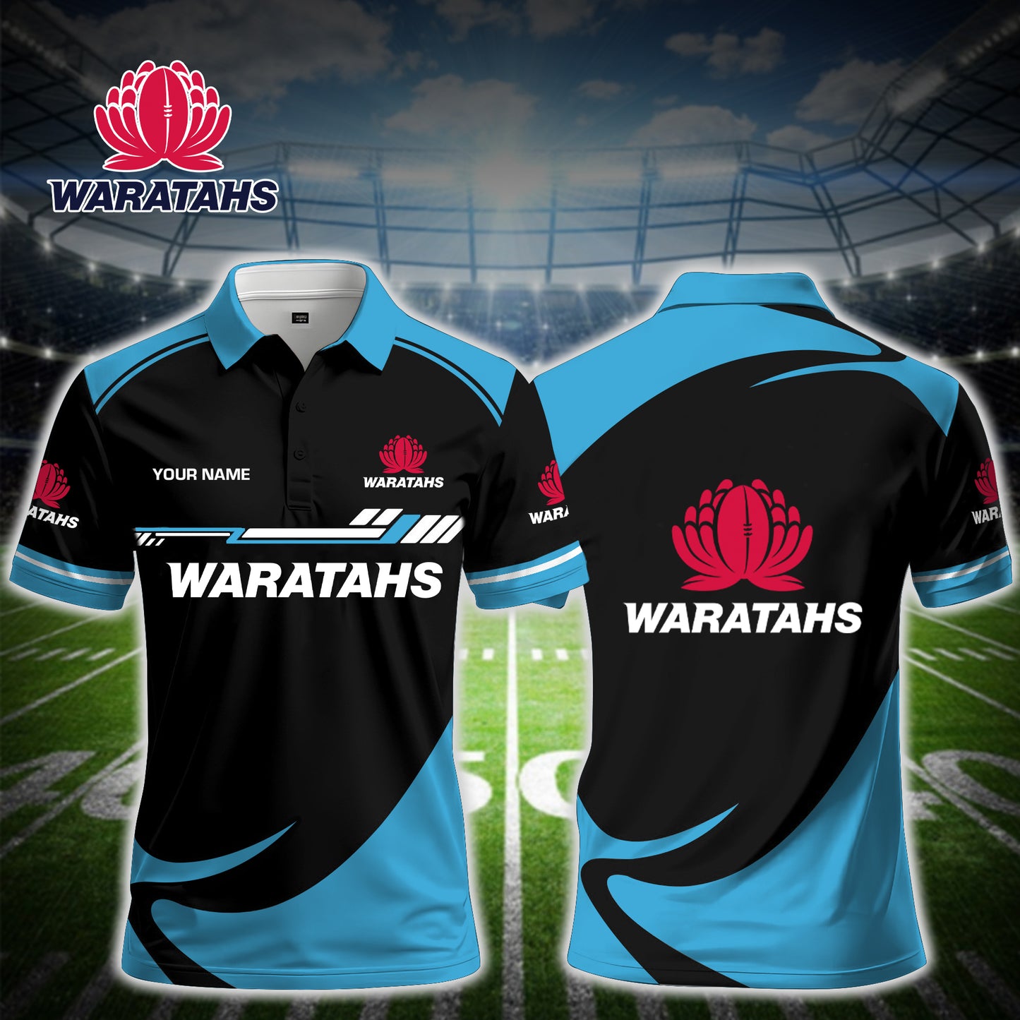 WAR x SRP Premium V2 Classic Polo Shirt DDT TTTZ