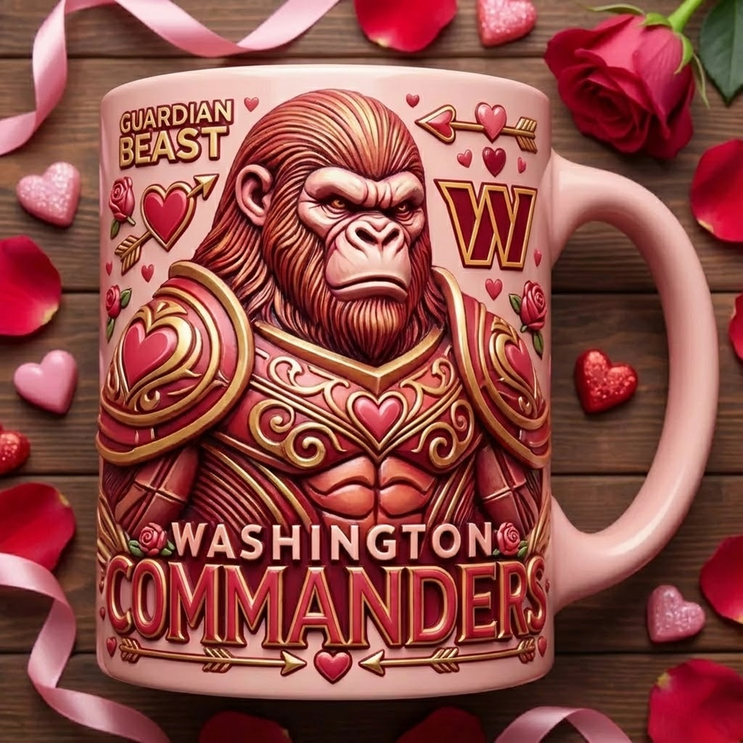 WAS X NFL Love Season Mug - Valentine V2 NAK NHT