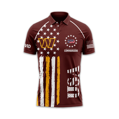WC Premium NFL American Semiquincentennial Polo Shirt DDT NTL