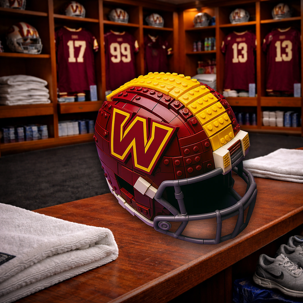 WC x NFL Teams Helmets Armed With Lego-Like Blocks DDT CTND