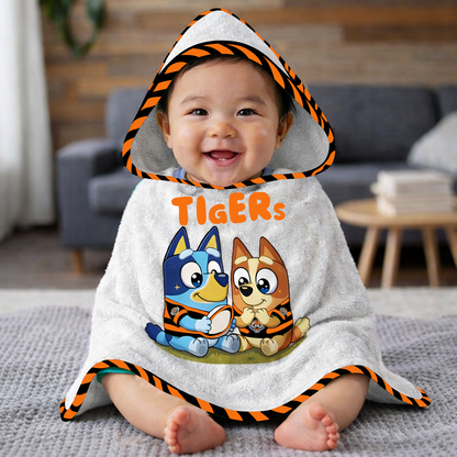 WST x NRL Cute Baby Bath Hooded Towel NAK NHT